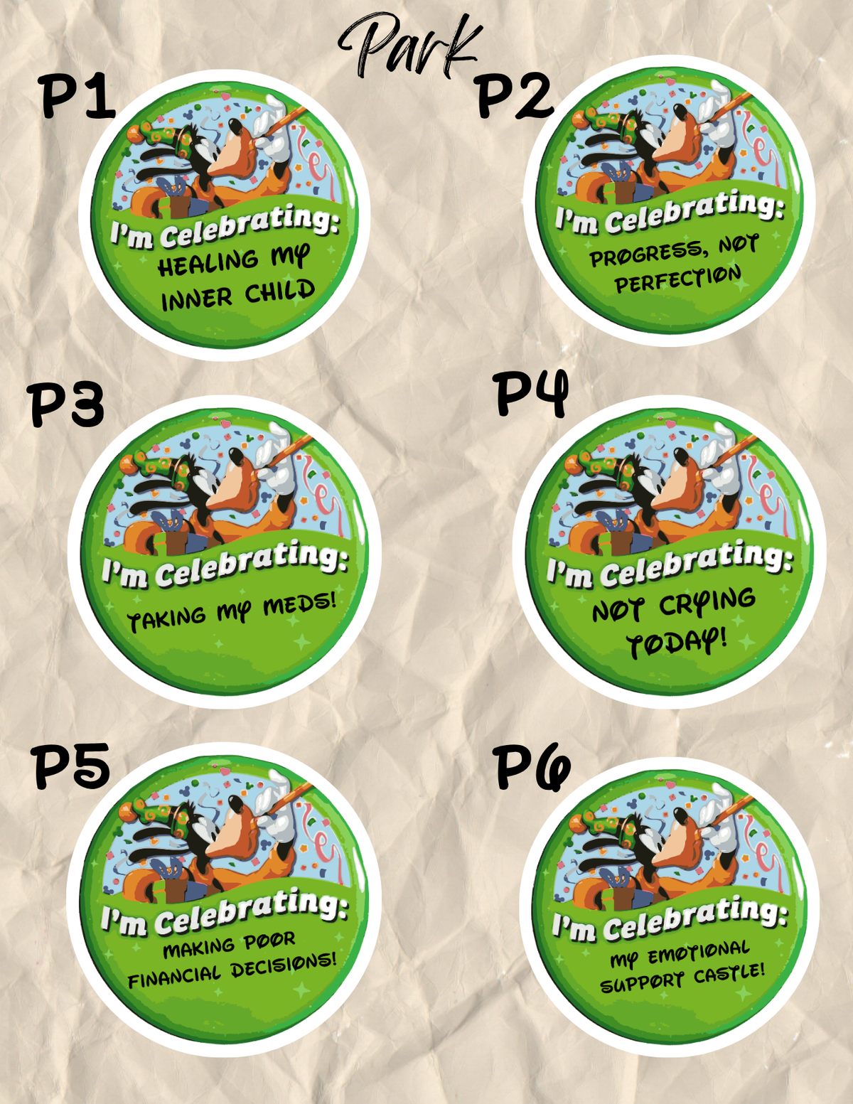 Park Buttons