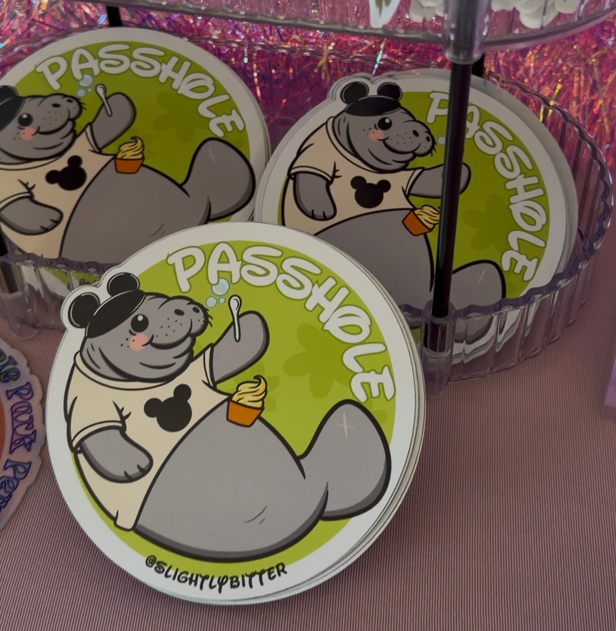 Passhole Manatee Magnet