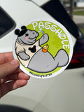 Passhole Manatee Magnet