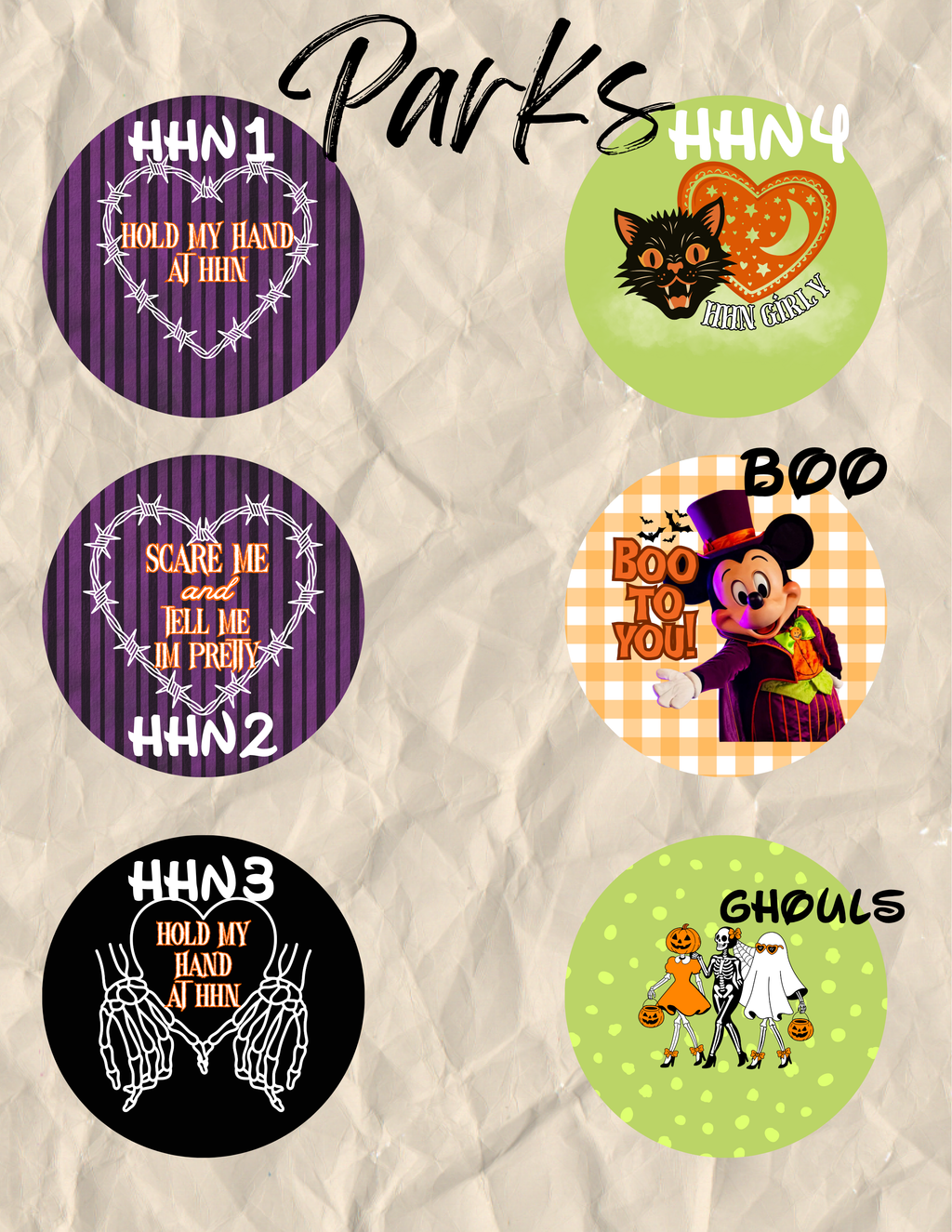 Halloween Buttons